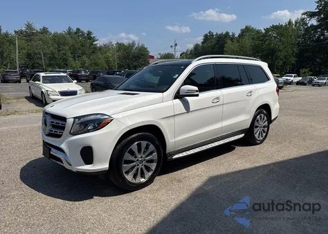 2018 Mercedes-Benz Gls 450 4Matic z USA, uszkodzony, nr VIN 4JGDF6EE1JB153365